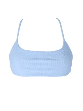 ARUN top - Ribbed Ice Blue