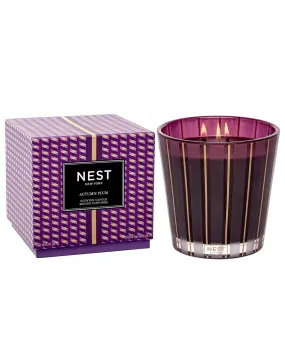 Autumn Plum 3-Wick-Candle