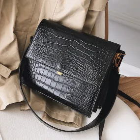 Female Alligator Crossbody Bags For Women Luxury Handbags Designer Sac A Main Ladies Hand Crocodile Shoulder Messenger Bag|Shoul