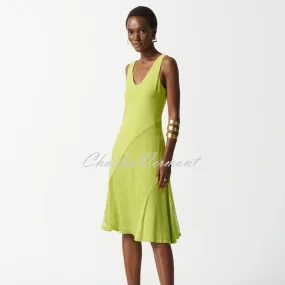 Joseph Ribkoff Asymmetric Sleeveless Dress - Style 242110 (Keylime)