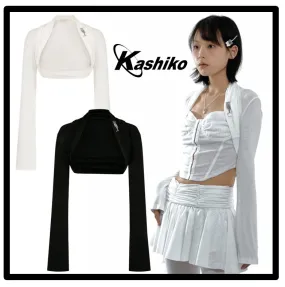 Kashiko  |Casual Style Street Style Logo Cardigans