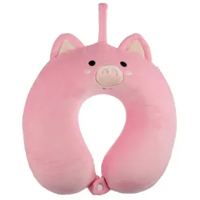 Pig Relaxeazzz Plush Memory Foam Travel Pillow CUSH242