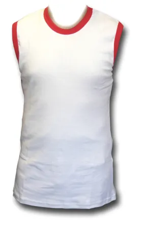 RED BORDER PTI VEST