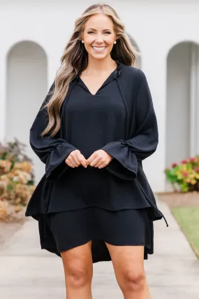 Reply For Me Dress, Black