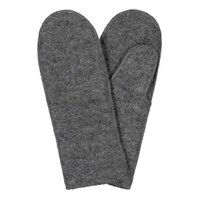 Ruskovilla Kids' 100% Organic Merino Wool Fleece Mittens - Gray