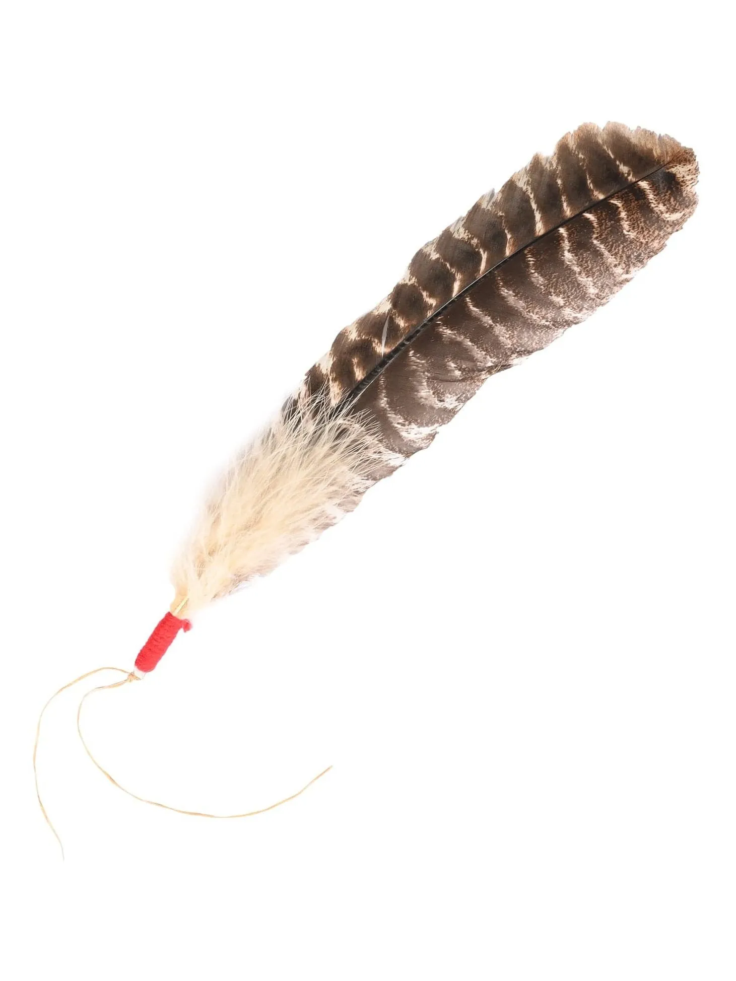 Sacred Prayer Feather - Red Wrap