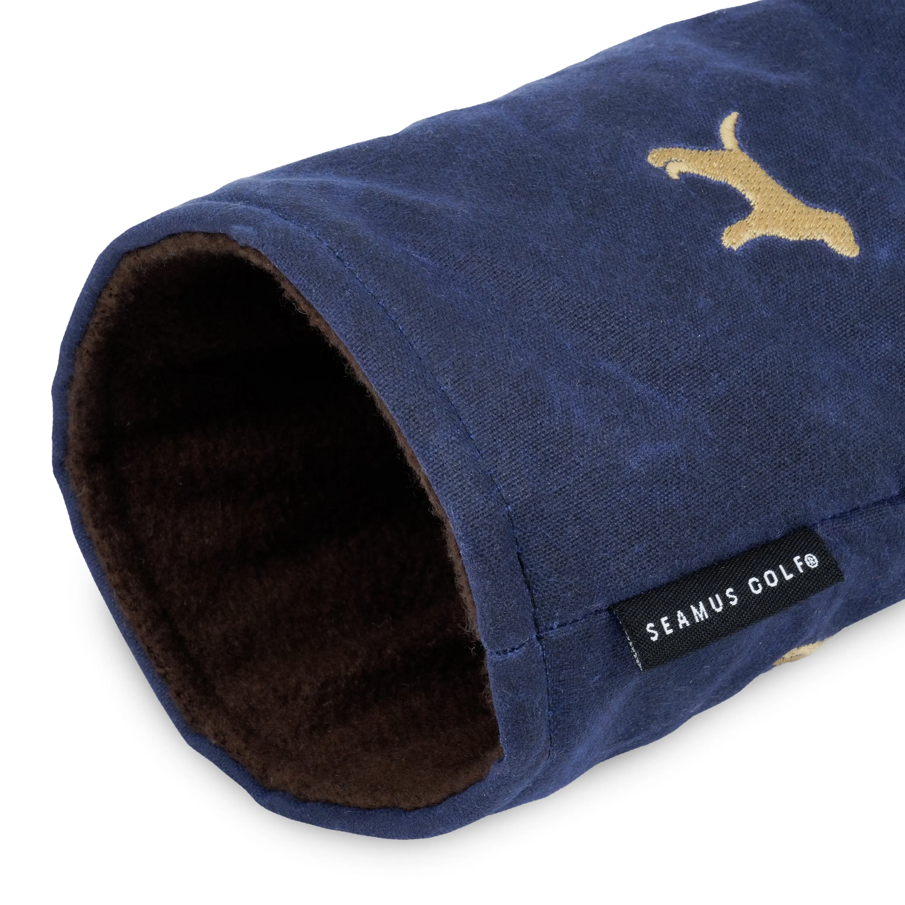 Seamus Lab Head Covers // Navy Waxed Canvas