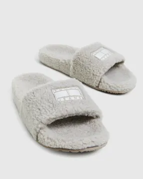 Tommy Jeans Tommy Jeans Warm Slippers Stoney Beige