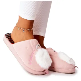 WJ1 Warm slippers Swan Light pink Rey